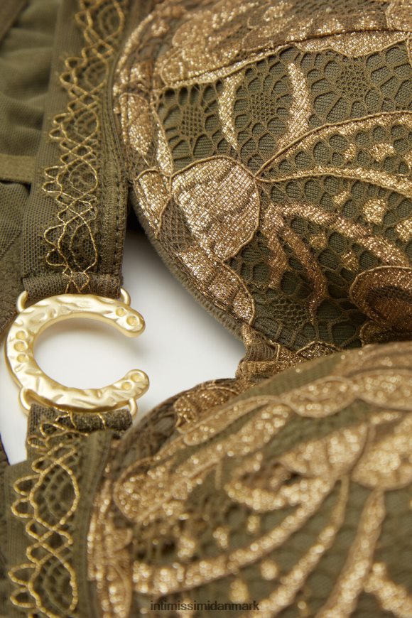 Intimissimi tiziana gylden gudinde trekant bh Kvinder 333j-grøn mos/oro undertøj 8DZ4XJ457