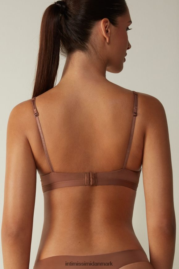 Intimissimi tiziana trekant-bh i mikrofiber Kvinder 502i-mørk beige undertøj 8DZ4XJ729