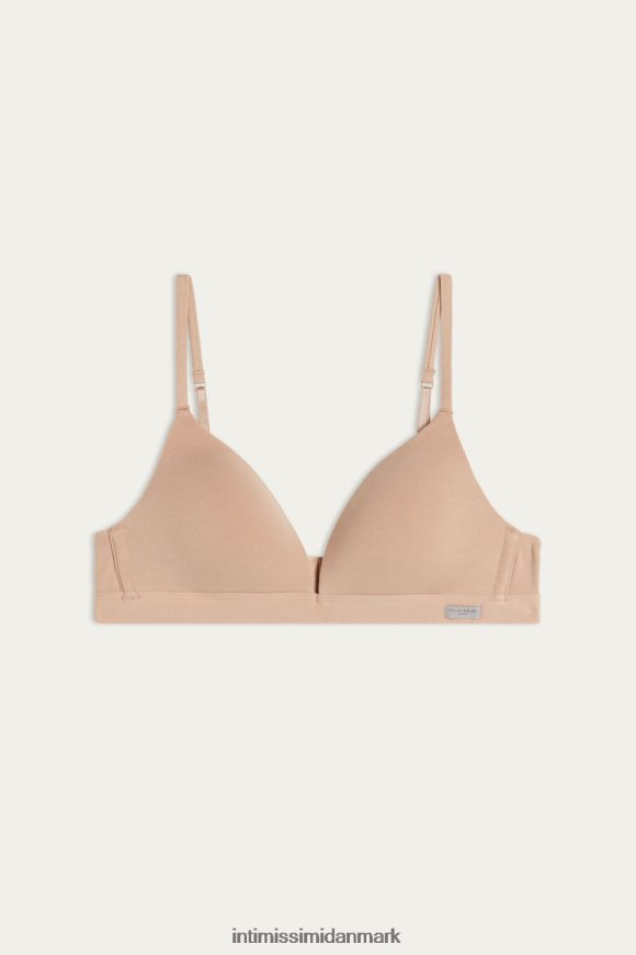 Intimissimi tiziana trekant-bh i naturlig bomuld Kvinder 044-blød beige undertøj 8DZ4XJ738