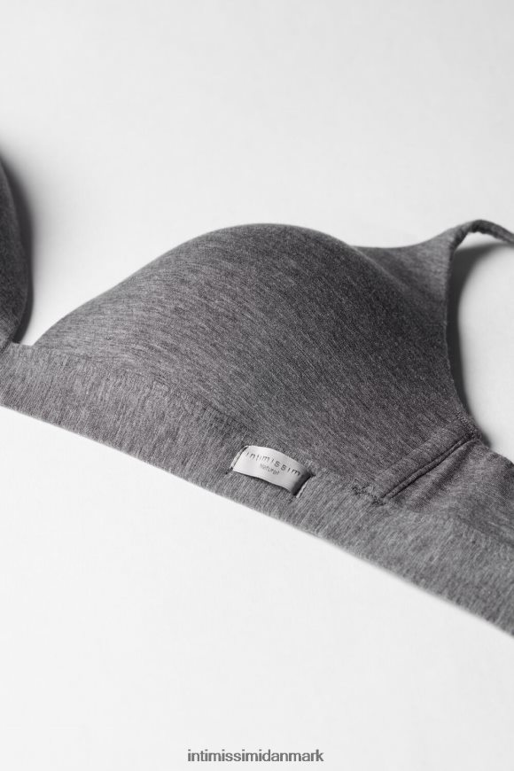 Intimissimi tiziana trekant-bh i naturlig bomuld Kvinder 616i-cloud grå blanding undertøj 8DZ4XJ723