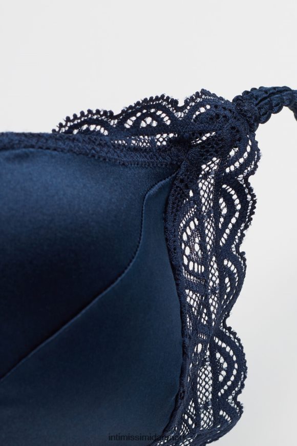 Intimissimi tiziana trekant-bh i silke og blonder Kvinder 1467-intens blå undertøj 8DZ4XJ667