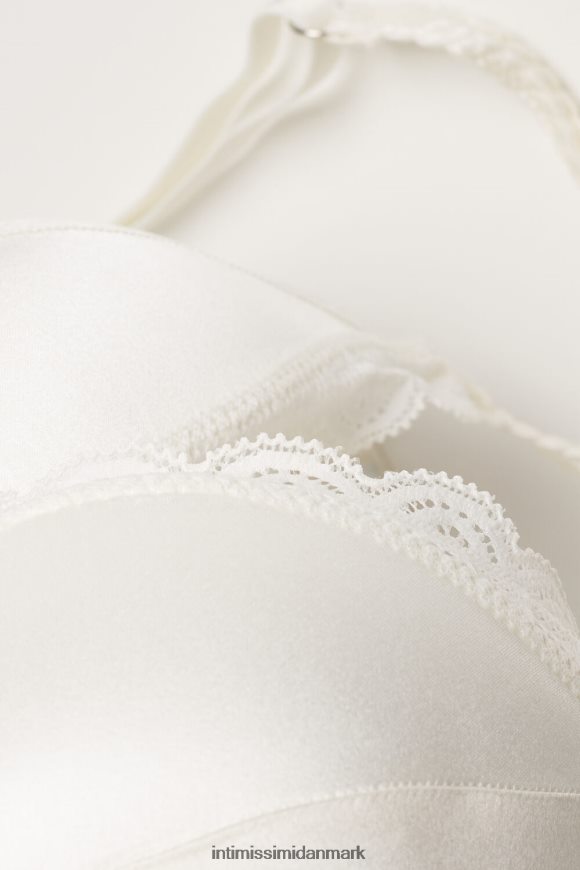 Intimissimi tiziana trekant-bh i silke og blonder Kvinder 2127-pulver hvid undertøj 8DZ4XJ786