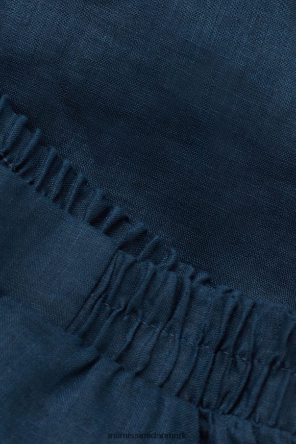 Intimissimi ensfarvede hørbukser Kvinder 243j-sømand blå beklædning 8DZ4XJ1298