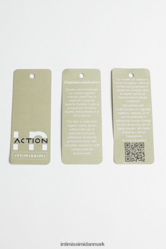 Intimissimi in action stretch leggings i økologisk bomuld Kvinder 019-sort beklædning 8DZ4XJ1400