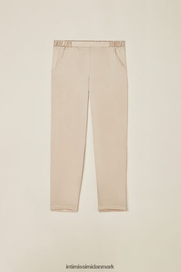 Intimissimi lige silkebukser Kvinder 2280-lyserød silke beklædning 8DZ4XJ1372