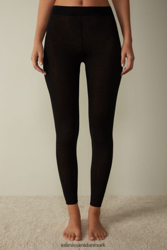 Intimissimi ultralette modal og cashmere leggings Kvinder 019-sort beklædning 8DZ4XJ1386