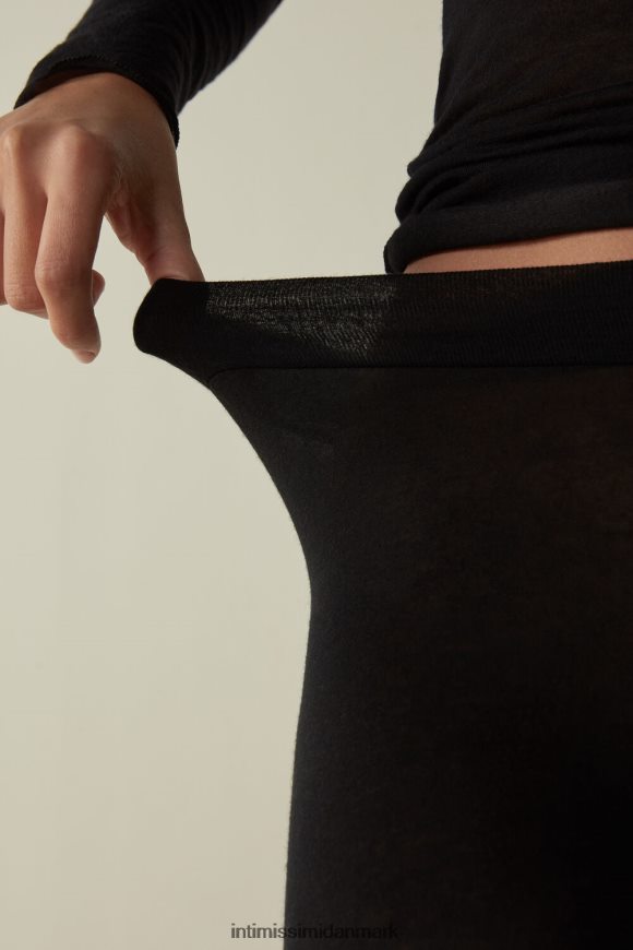 Intimissimi ultralette modal og cashmere leggings Kvinder 019-sort beklædning 8DZ4XJ1386