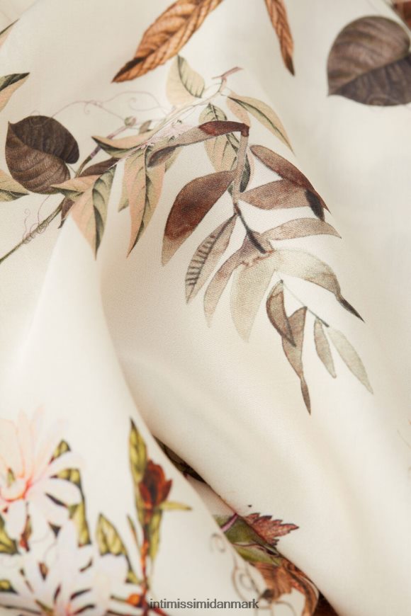 Intimissimi efterårs botanik lang viskose satin slip Kvinder 999i-st.efterårs botanik beklædning 8DZ4XJ1211