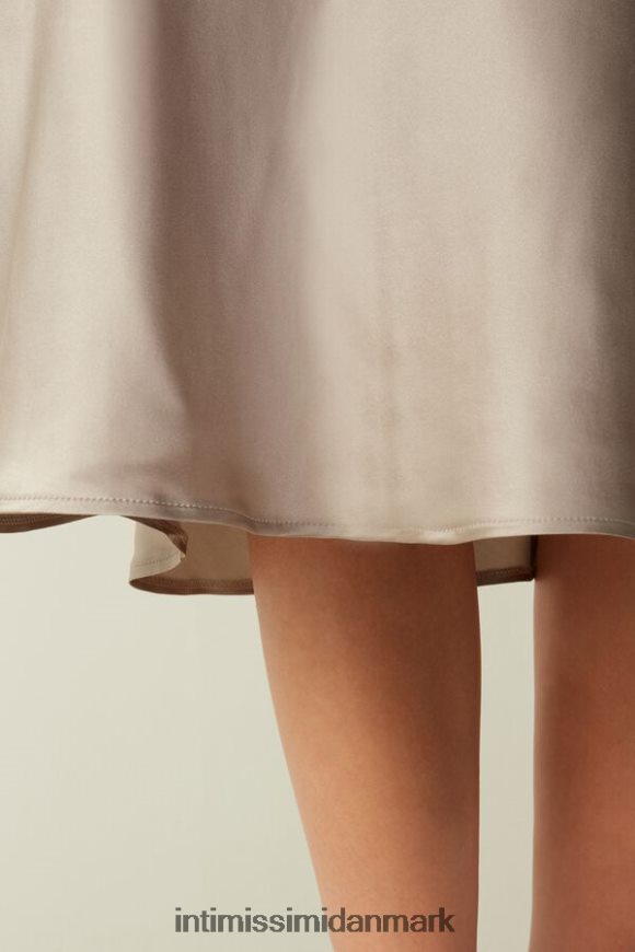 Intimissimi midi-lang slip i silke Kvinder 651i-pulver beige beklædning 8DZ4XJ1237