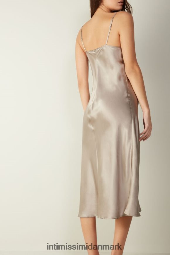 Intimissimi midi-lang slip i silke Kvinder 651i-pulver beige beklædning 8DZ4XJ1237