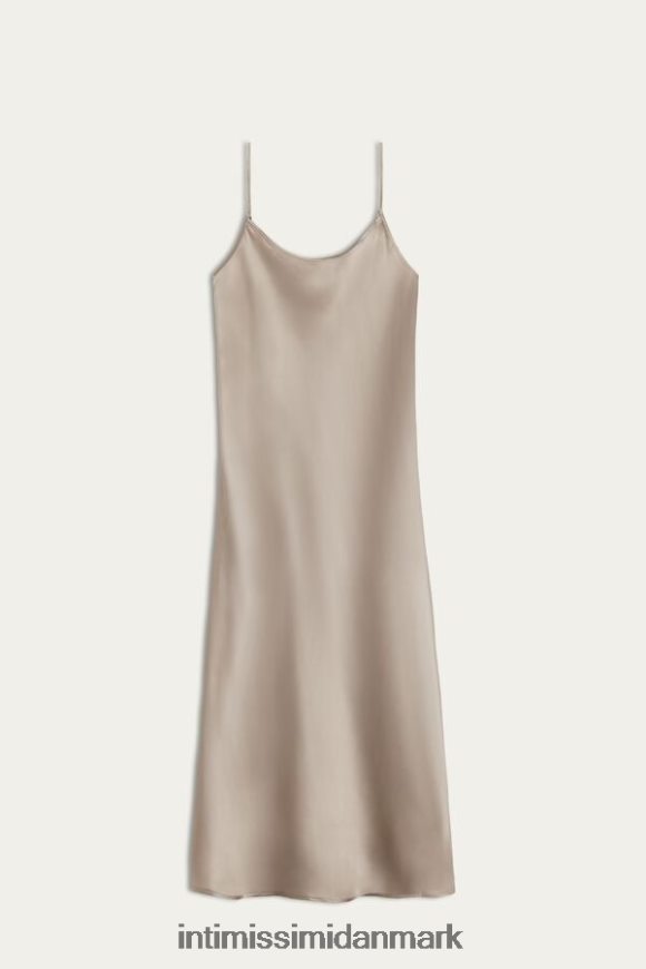 Intimissimi midi-lang slip i silke Kvinder 651i-pulver beige beklædning 8DZ4XJ1237