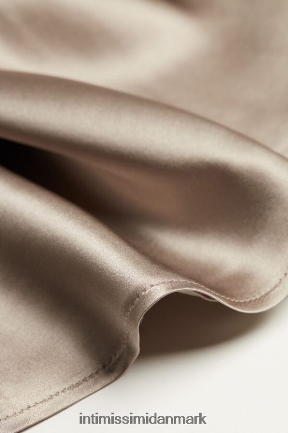Intimissimi midi-lang slip i silke Kvinder 651i-pulver beige beklædning 8DZ4XJ1237