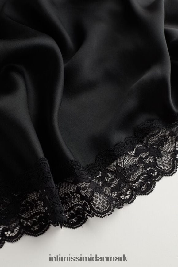 Intimissimi silke slip med blonde indsats detalje Kvinder 019-sort beklædning 8DZ4XJ1253