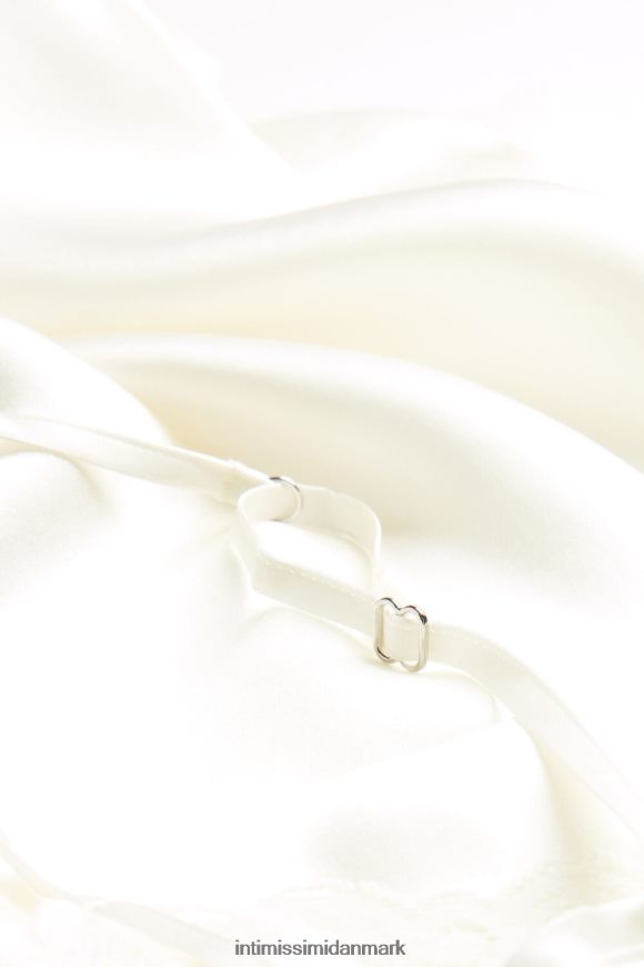 Intimissimi silke slip med blonde indsats detalje Kvinder 2127-pulver hvid beklædning 8DZ4XJ1244