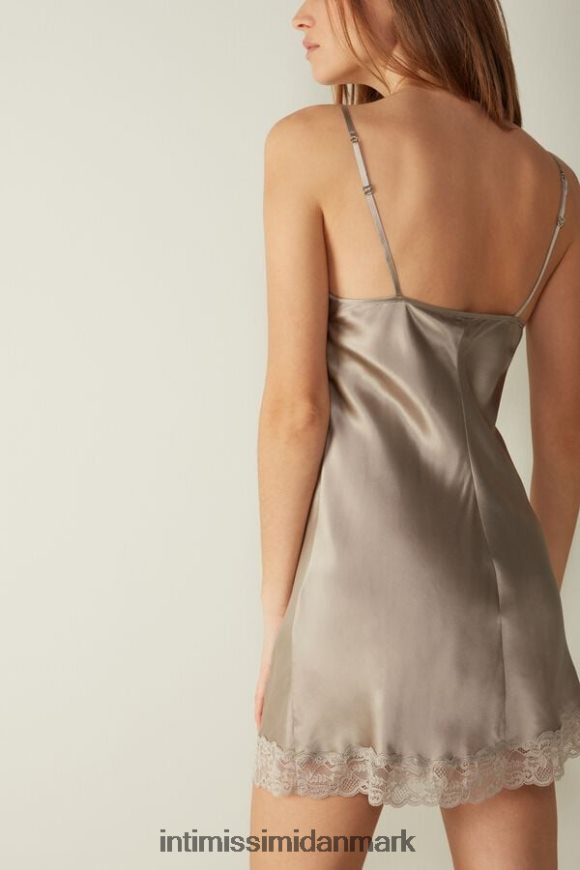 Intimissimi silke slip med blonde indsats detalje Kvinder 651i-pulver beige beklædning 8DZ4XJ1236