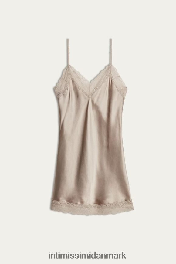 Intimissimi silke slip med blonde indsats detalje Kvinder 651i-pulver beige beklædning 8DZ4XJ1236