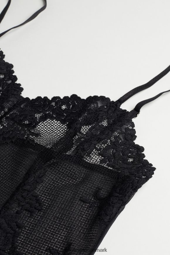 Intimissimi smukke blomster babydoll Kvinder 019-sort beklædning 8DZ4XJ1231