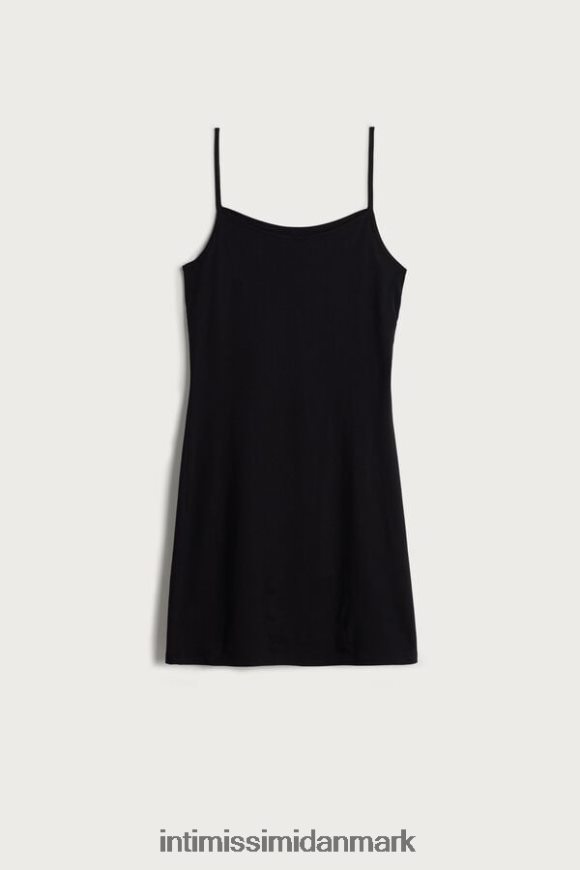 Intimissimi ultrafrisk supima bomuldsslip Kvinder 019-sort beklædning 8DZ4XJ1241