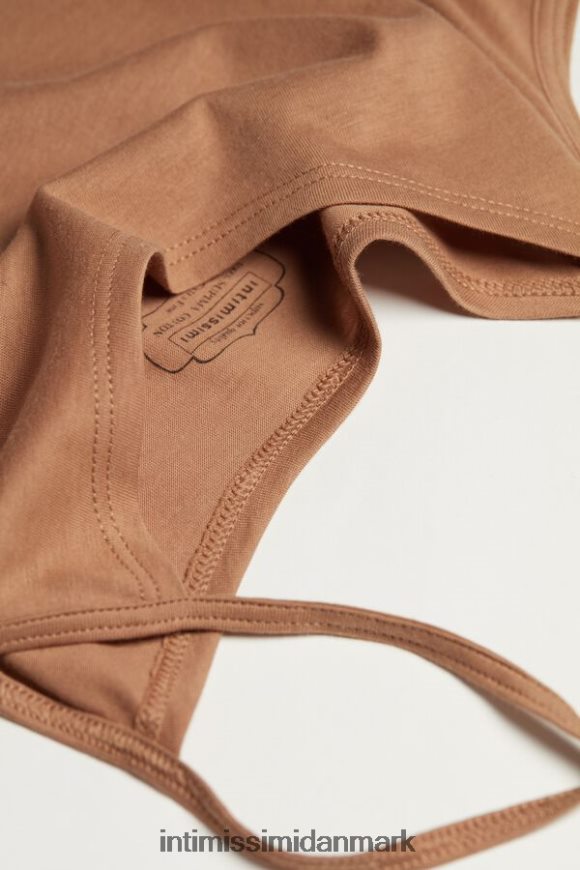 Intimissimi ultrafrisk supima bomuldsslip Kvinder 417i-medium beige beklædning 8DZ4XJ1240