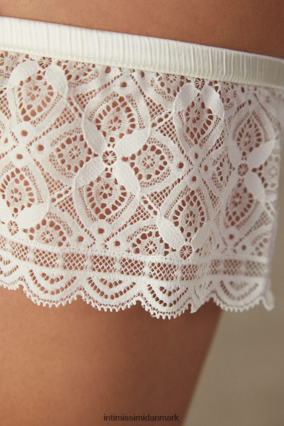 Intimissimi kniplinger strømpebånd Kvinder 2127-pulver hvid beklædning 8DZ4XJ1040