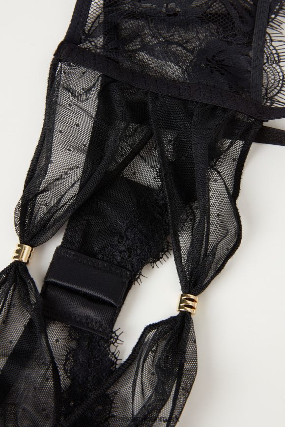 Intimissimi sensuelle blomster selebånd Kvinder 019-sort beklædning 8DZ4XJ884