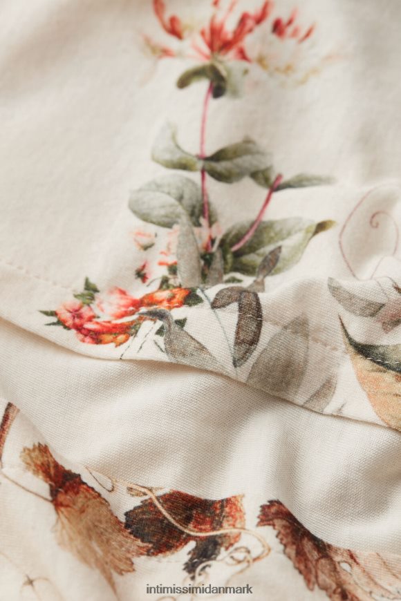 Intimissimi efterårs botanisk kortærmet ultrafrisk supima bomuldstop Kvinder 999i-st.efterårs botanik beklædning 8DZ4XJ1505