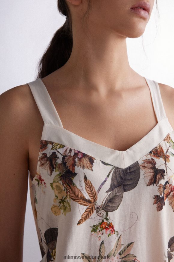 Intimissimi efterårs botanisk ultrafrisk supima bomuldstop Kvinder 999i-st.efterårs botanik beklædning 8DZ4XJ1269