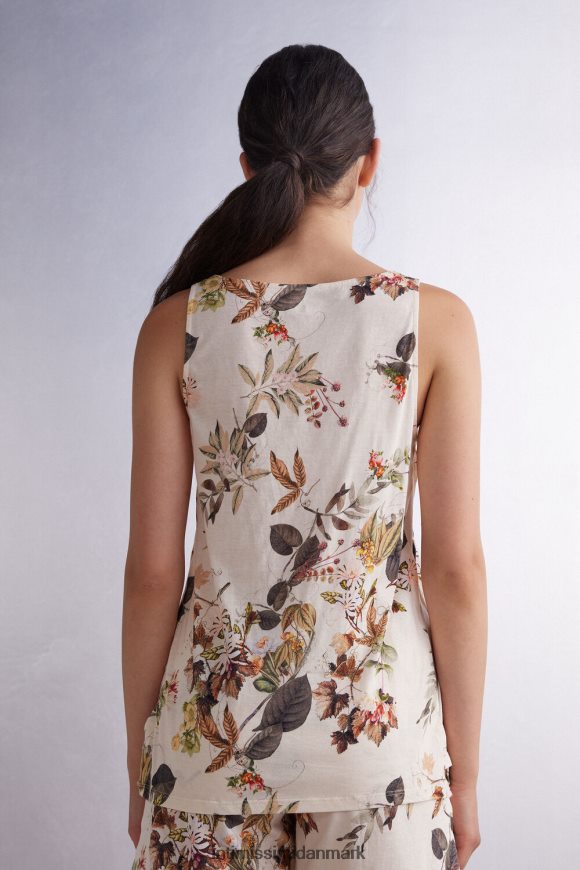 Intimissimi efterårs botanisk ultrafrisk supima bomuldstop Kvinder 999i-st.efterårs botanik beklædning 8DZ4XJ1269