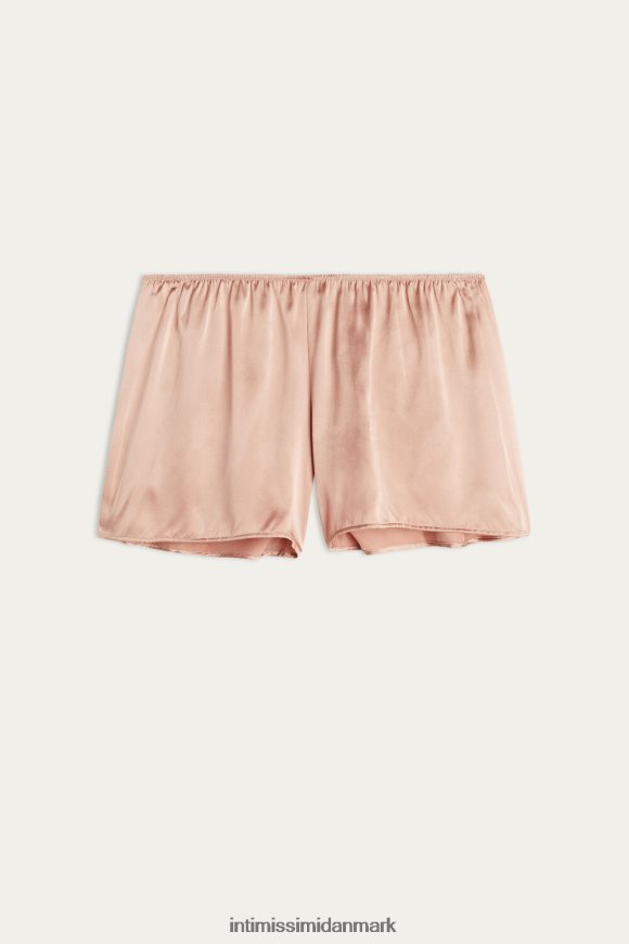 Intimissimi glatte silke-satin shorts Kvinder 163i-satin pink beklædning 8DZ4XJ1643