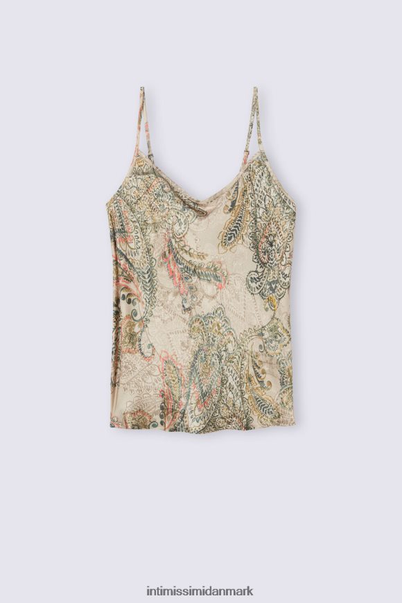 Intimissimi gylden gudinde viskose satin top Kvinder 342j-st.gyldne gudinde beklædning 8DZ4XJ1259