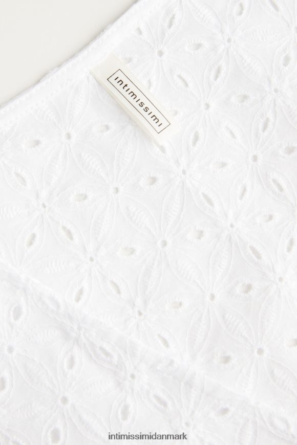 Intimissimi hello sunshine wrap-over top i sangallo Kvinder 001-hvid beklædning 8DZ4XJ1529