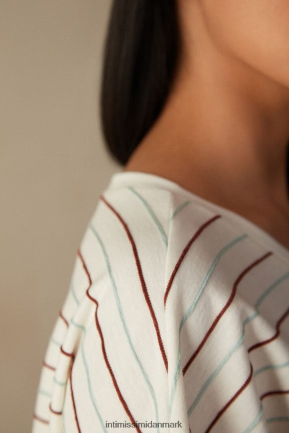 Intimissimi krydderier have kortærmet bomuldstop Kvinder 004j-riga krydderhave beklædning 8DZ4XJ1627