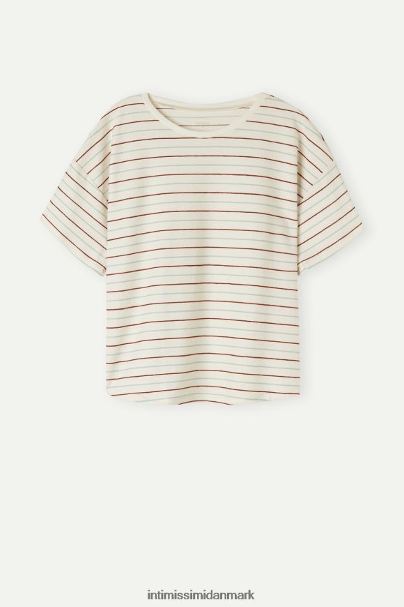 Intimissimi krydderier have kortærmet bomuldstop Kvinder 004j-riga krydderhave beklædning 8DZ4XJ1627