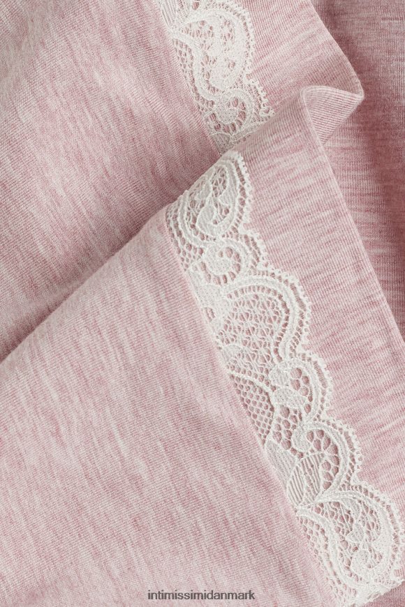 Intimissimi modale shorts med blondedetaljer Kvinder 008j-lyserød melange beklædning 8DZ4XJ1637