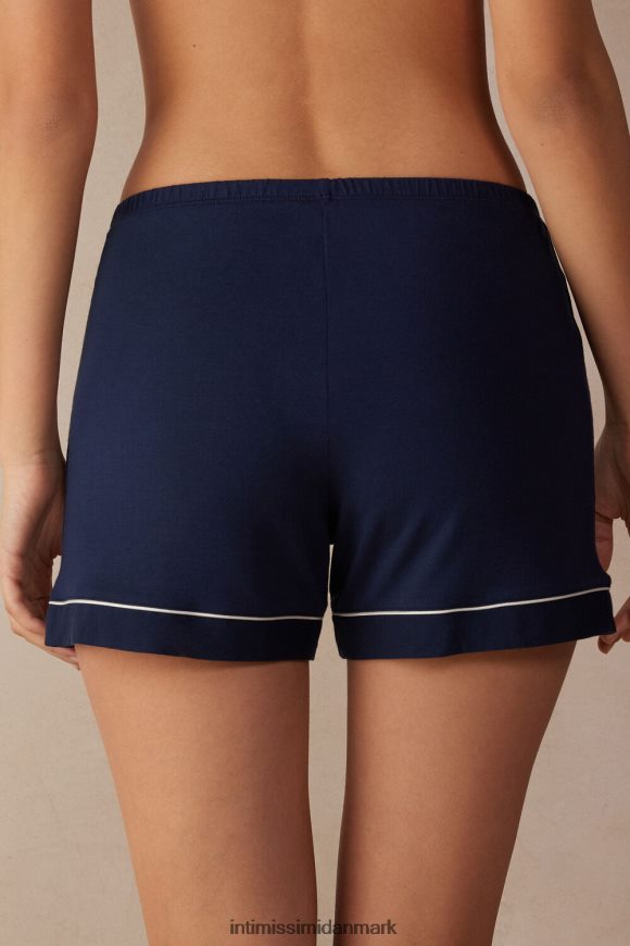 Intimissimi modalshorts med kontraststrimler Kvinder 1467-intens blå beklædning 8DZ4XJ1535