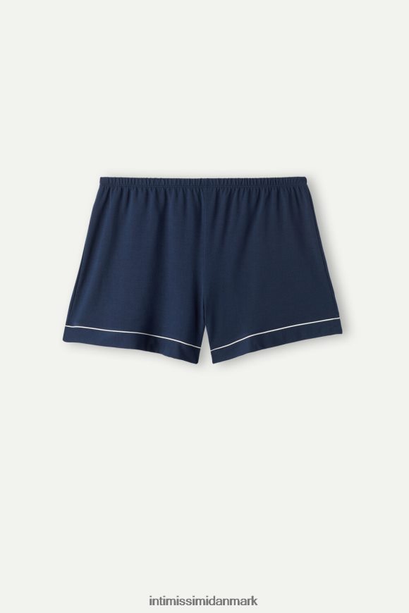 Intimissimi modalshorts med kontraststrimler Kvinder 1467-intens blå beklædning 8DZ4XJ1535