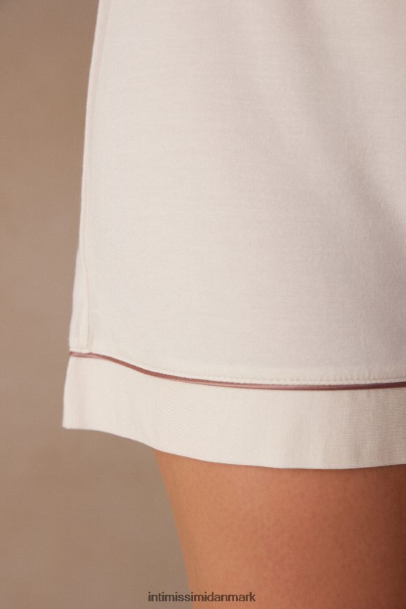 Intimissimi modalshorts med kontraststrimler Kvinder 612i-vanilje elfenben beklædning 8DZ4XJ1526