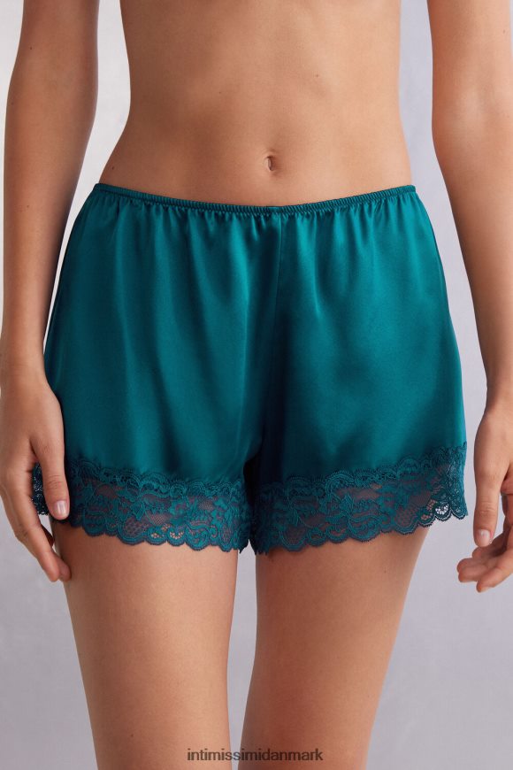 Intimissimi silkeshorts Kvinder 346j-blågrøn beklædning 8DZ4XJ1501