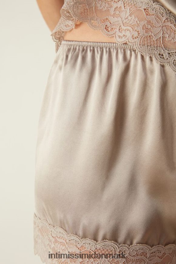 Intimissimi silkeshorts Kvinder 651i-pulver beige beklædning 8DZ4XJ1647