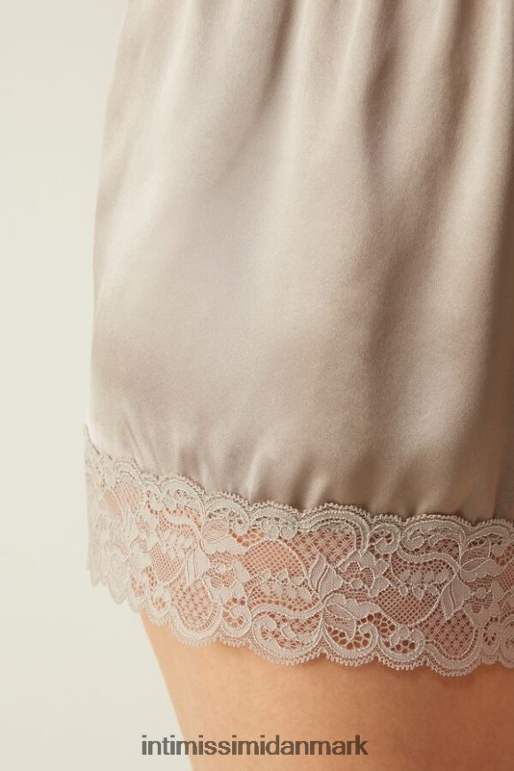 Intimissimi silkeshorts Kvinder 651i-pulver beige beklædning 8DZ4XJ1647