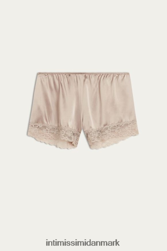 Intimissimi silkeshorts Kvinder 651i-pulver beige beklædning 8DZ4XJ1647