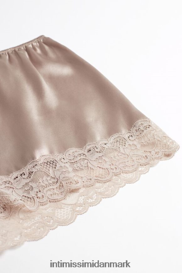 Intimissimi silkeshorts Kvinder 651i-pulver beige beklædning 8DZ4XJ1647