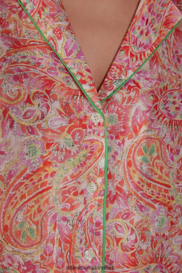 Intimissimi sommerrejse kortærmet hørskjorte Kvinder 240j-sommer cashmere print beklædning 8DZ4XJ1512