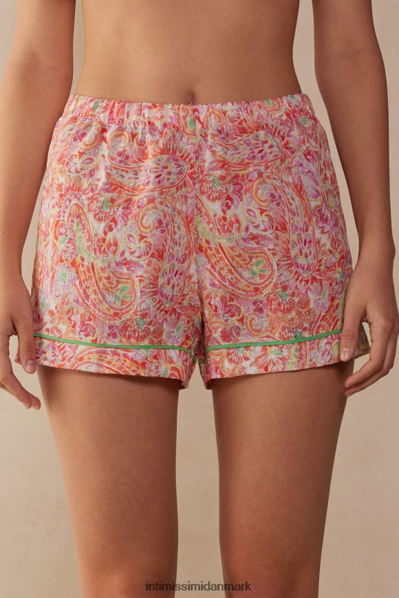 Intimissimi sommerrejse linnedshorts Kvinder 240j-sommer cashmere print beklædning 8DZ4XJ1514