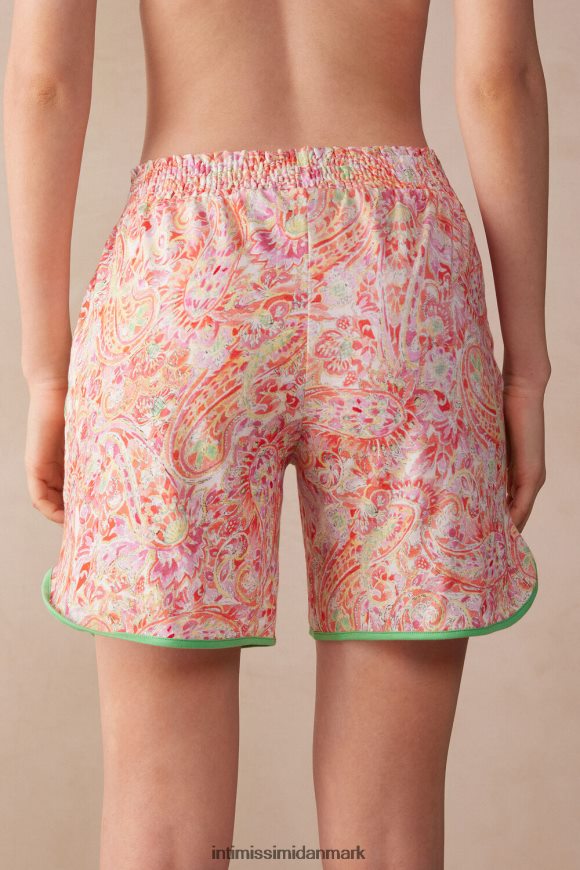 Intimissimi sommerrejse ultrafriske supima bomuldsshorts Kvinder 240j-sommer cashmere print beklædning 8DZ4XJ1513