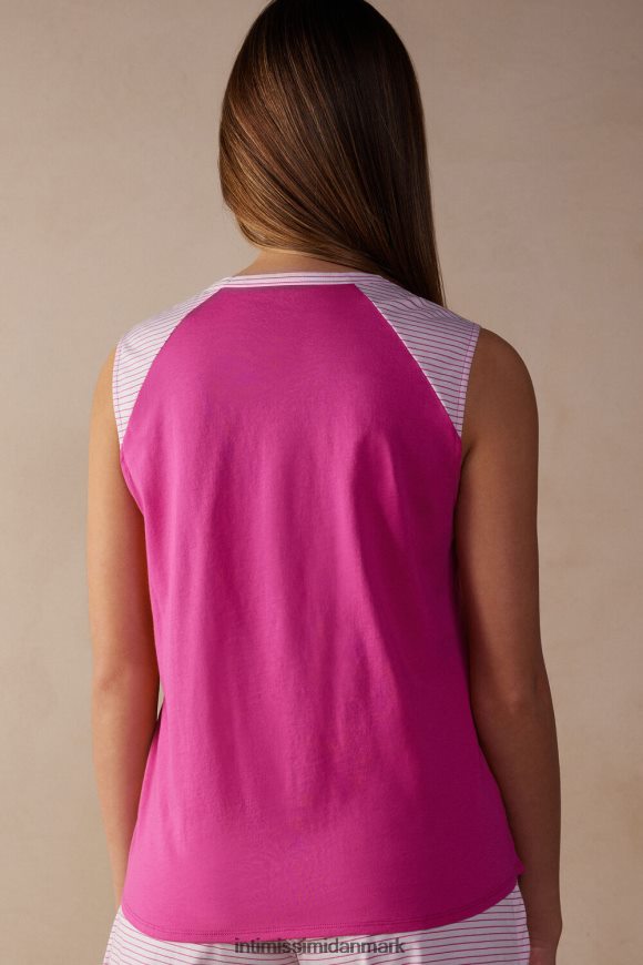 Intimissimi strawberry milkshake ultrafrisk supima bomuldsvest top Kvinder 206j-valentin pink beklædning 8DZ4XJ1540