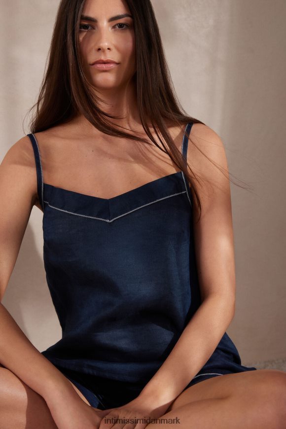 Intimissimi yacht natlinned top Kvinder 243j-sømand blå beklædning 8DZ4XJ1290