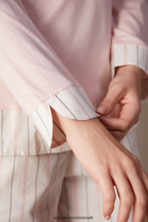 Intimissimi blød forårs langærmet bomuldstop Kvinder 234j-fjeder pink beklædning 8DZ4XJ1552