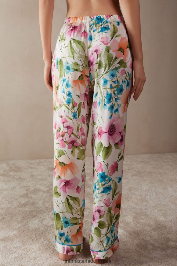 Intimissimi botaniske tekster satinbukser i fuld længde Kvinder 228j-botaniske tekster print beklædning 8DZ4XJ1558