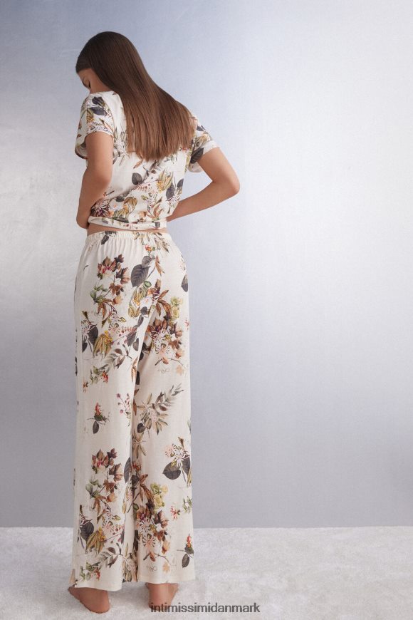 Intimissimi efterårs botaniske ultrafriske supima bomuldsbukser Kvinder 999i-st.efterårs botanik beklædning 8DZ4XJ1593